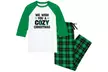 Nap Chat Green Plaid Pajamas for Men and Women - Second Medium