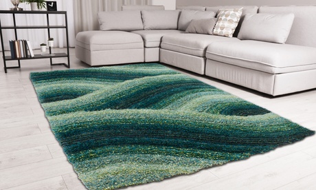 Ds Living Unisex Charcoal Ultra Plush Rug:ultra Plush Trellis