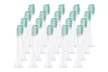 12 Pcs Toothbrush Replacement Brush Heads - White (Philips Sonicare Compatible) - Second Medium