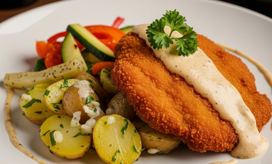 Image 2: Schnitzel mit Beilage für 1 - 4 Personen