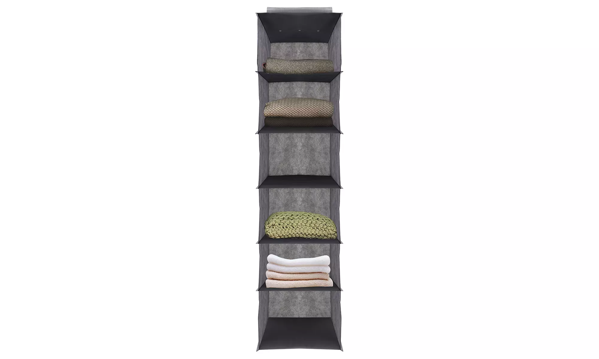 2-Pack Hanging Closet Organizer (6-Shelf or 10-Shelf)