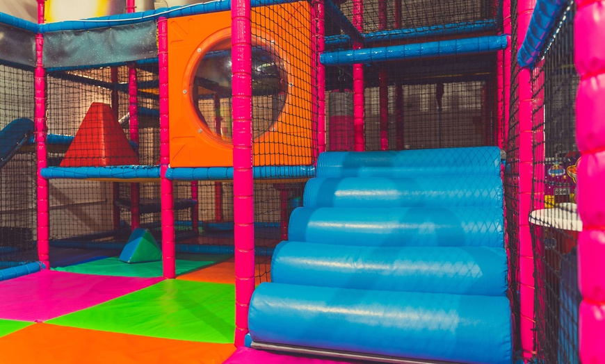 Image 6: All-in-One Indoor Playframe with Dining for Adults & Children