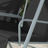 Image 9: Outsunny Two-Seater Garden Swing Chair in Beige or Black