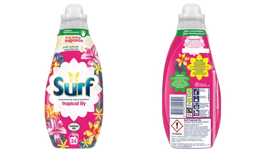 Image 2: Four- or Eight-Pack of Surf Liquid Detergent, up to 24 Washes