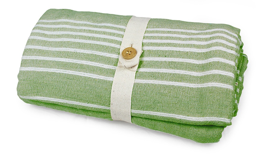 Image 42: Bankhoes en sprei van gerecycled katoen