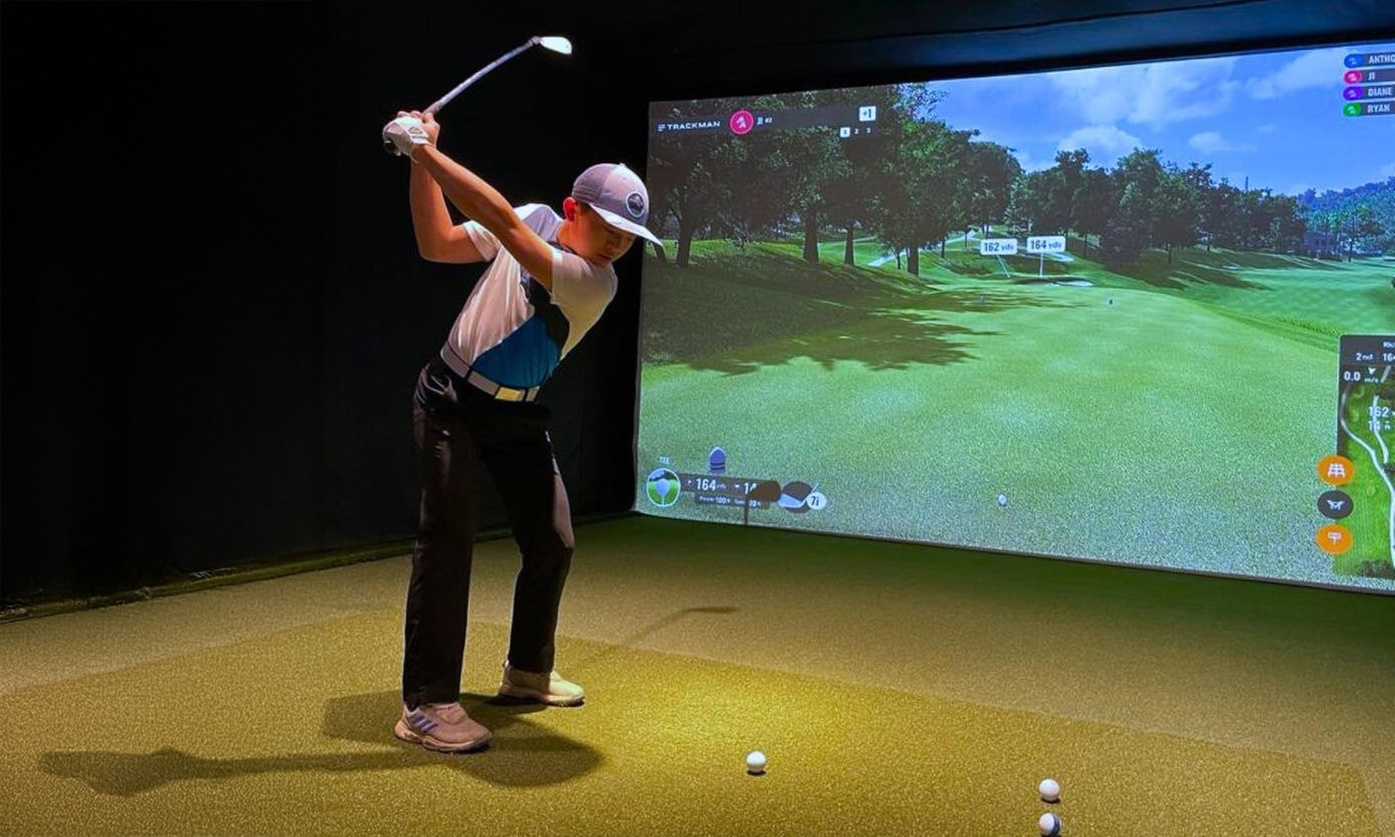One or Two-Hour Golf Simulator Bay Rental for up to Six & Club Rentals