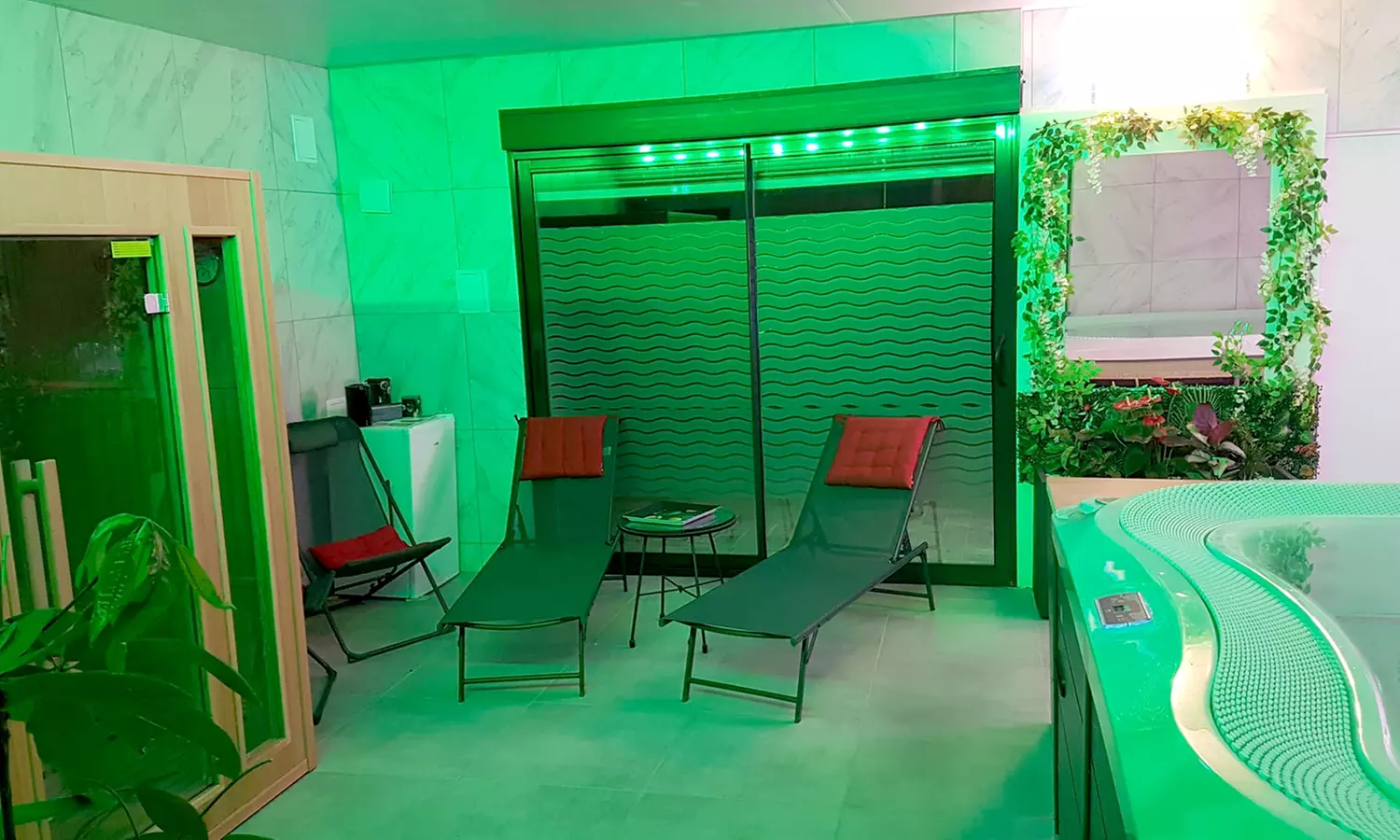 Espace spa et sauna pour 2 heures pour 1, 2, 3 ou 4 personnes