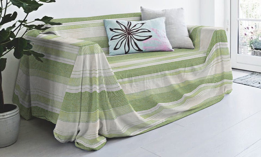 Image 38: Bankhoes en sprei van gerecycled katoen