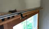 US 6-12 Pc Curtain Pole Bracket No Drill Curtain Rod Holder Wooden Window Frame