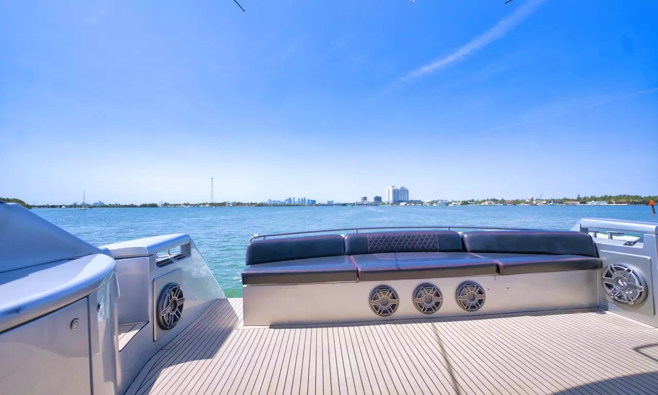 2 Hours Private Yacht 70 ft Pershing Up to 13 + 1 or 2 Jet Ski & More