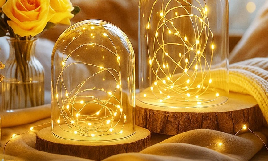 Image 3: 15 o 30 miniguirnaldas de luces led con funcionamiento a pilas