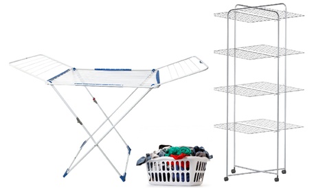 Stendibiancheria in alluminio disponibile in 2 modelli