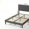 Image 17: Levede Minimalist Upholstered Bed Frame Collection