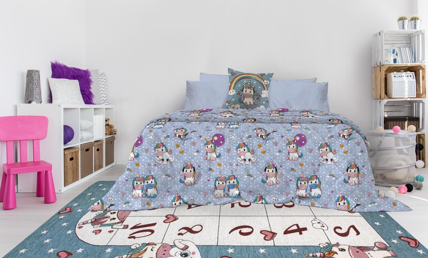 Image 1: Copriletto trapuntato linea Kids
