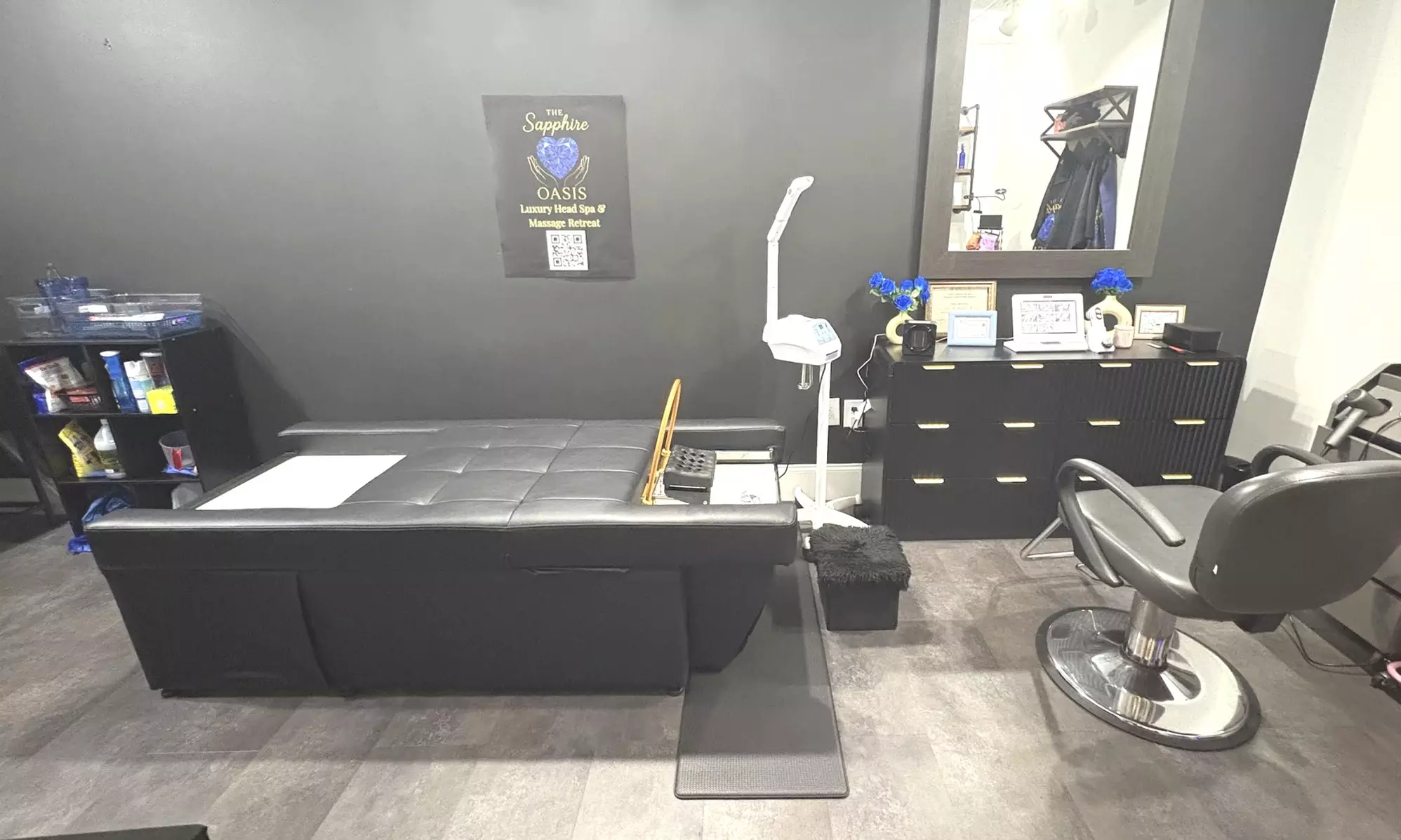 VIP Head Spa Treatment w/Massage on Upper-Back & Scalp + Hair Steaming