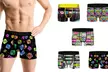 Pack 5 Boxers pour Homme de la marque Freegun collection Fluo - Second Medium