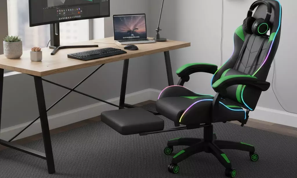 Sedia da gaming con LED RGB