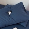 Image 33: Pure Cotton 2 Piece Pillowcase Set