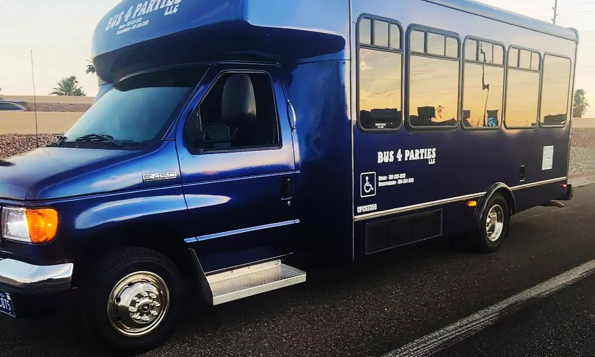 Celebrate in Style with a Private Party Bus Rental for up to 18 People