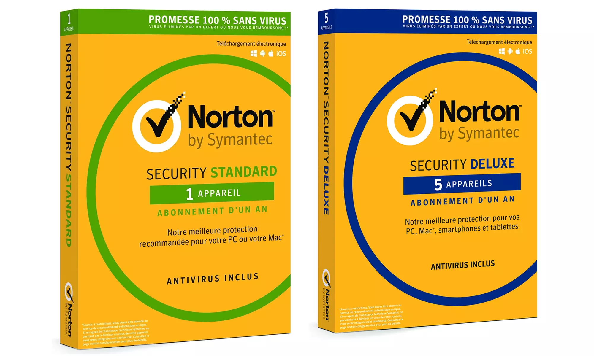 Logiciel antivirus Norton 2 ou 3 ans pour 1 ou 5 appareils - Primary Image