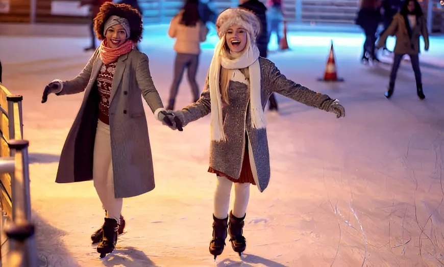 Image 3: Glide, Glow & Socialize: Public or Cosmic Ice Skating for All Ages!