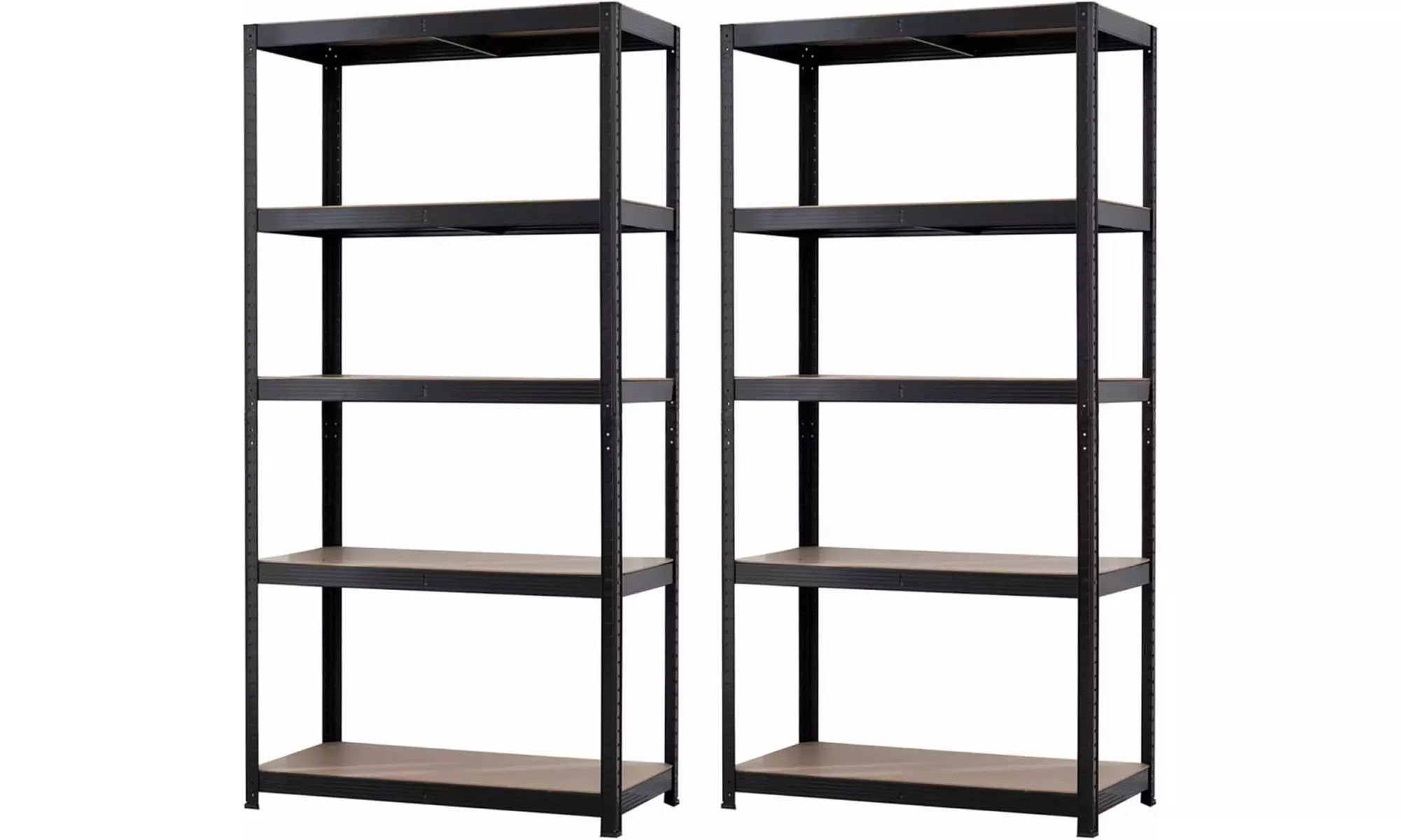 Set di 2 scaffali in metallo