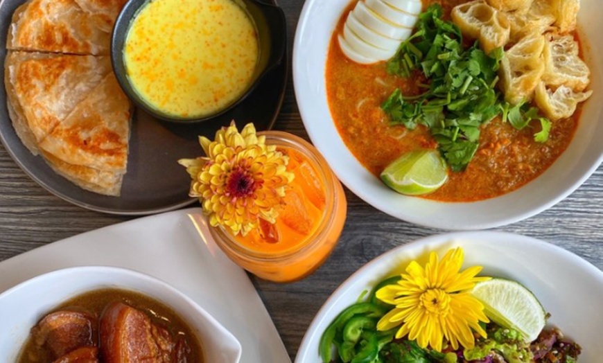 Image 1: Indulge in Burmese & Thai Dishes with $30 or $60 Towards Food & Drink 