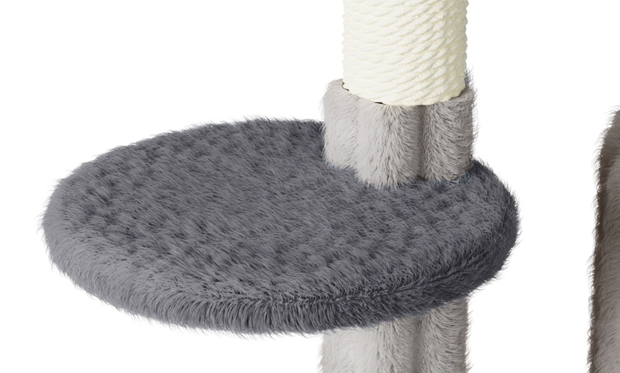 Image 25: Meerlaagse grijze kattenboom