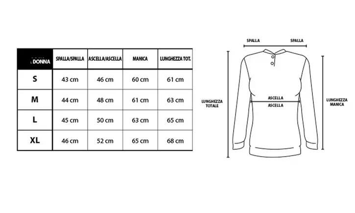 Felpa da donna Kappa in cotone felpato