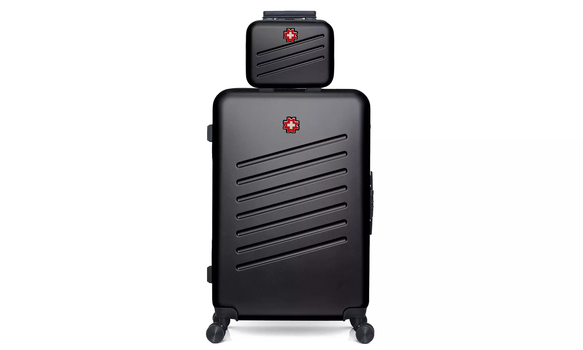 Lot avec valise grand format et vanity Swiss Kopper