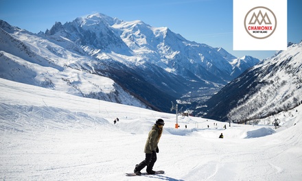 Chamonix Le Pass pour une journée entre le 15 novembre 2025 et le 3 mai 2026 (Hors vacances scolaires) - Forfait de ski Chamonix Le Pass