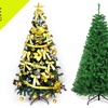 Image 1: 5ft & 6ft Christmas PVC Christmas Trees with or without Decorations