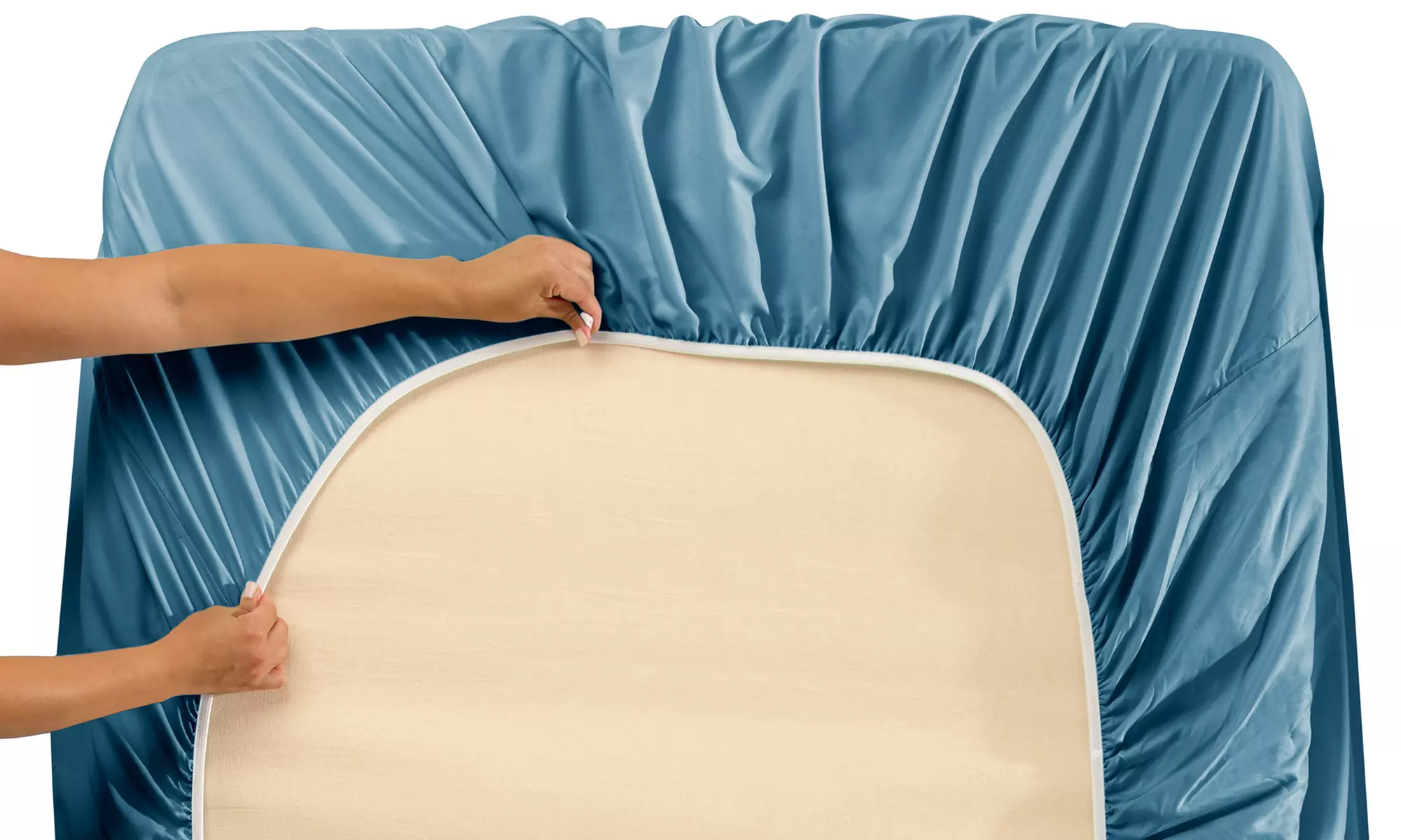 Nestl Extra Deep Pocket Sheets - 18-24 Inch Fitted Bed Sheet Set - 6 Piece