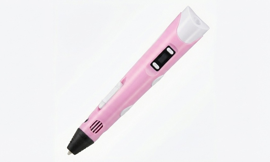 Image 4: Stylo d'impression 3D avec recharge de 20 filaments en option