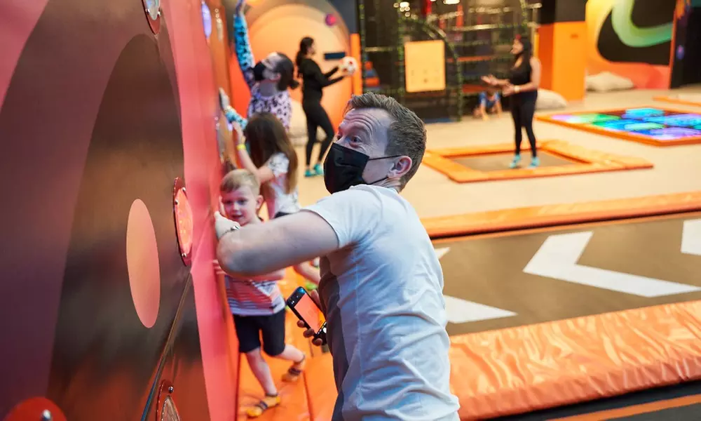 Trampoline Park Experience for 1,2 or 4 Juniors on Weekend or Weekdays