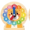 Image 3: One or Two Lion Wooden Teaching Clock for Learning Fun