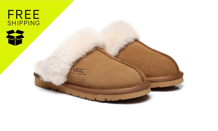 Image 1: UGG Unisex Muffin Scuff Slippers