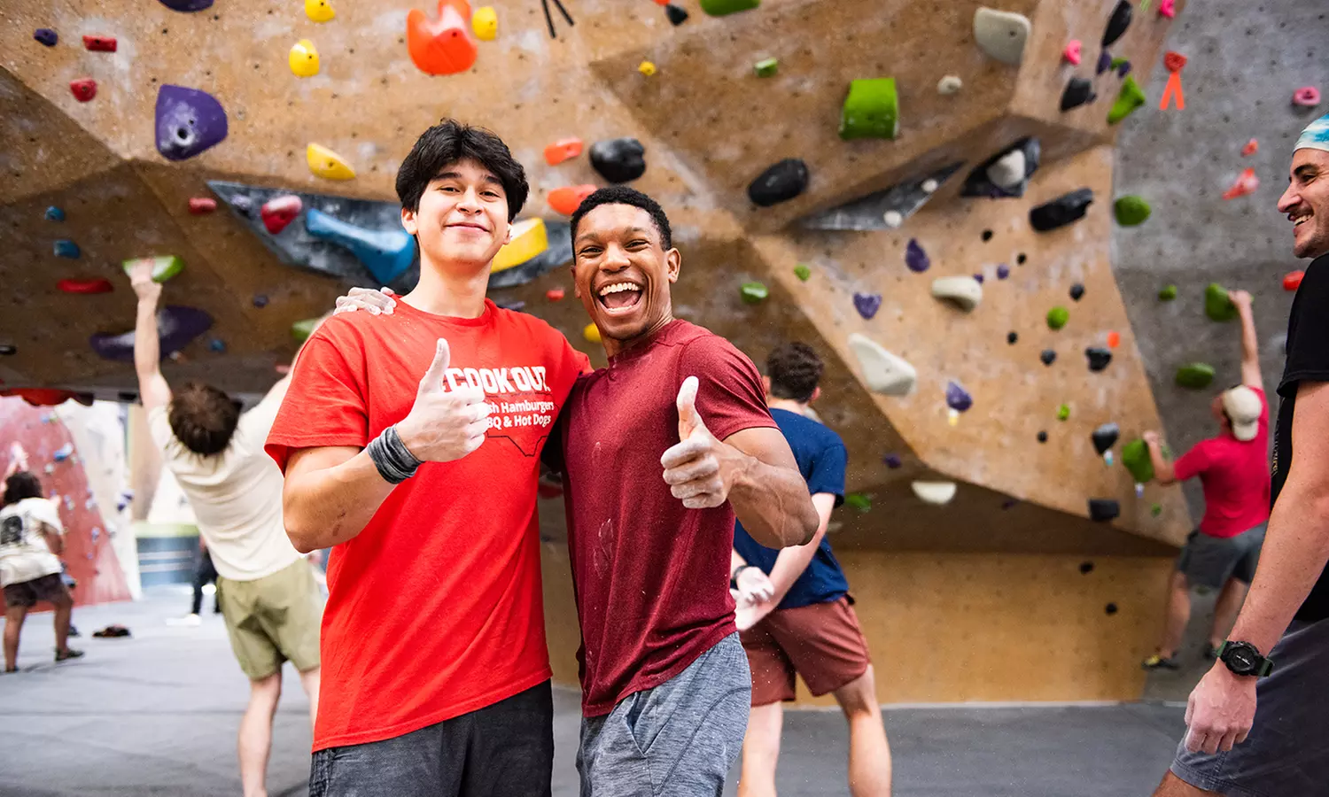 Indoor Climbing at Triangle Rock Club; Guided Climbing for 1 or 2