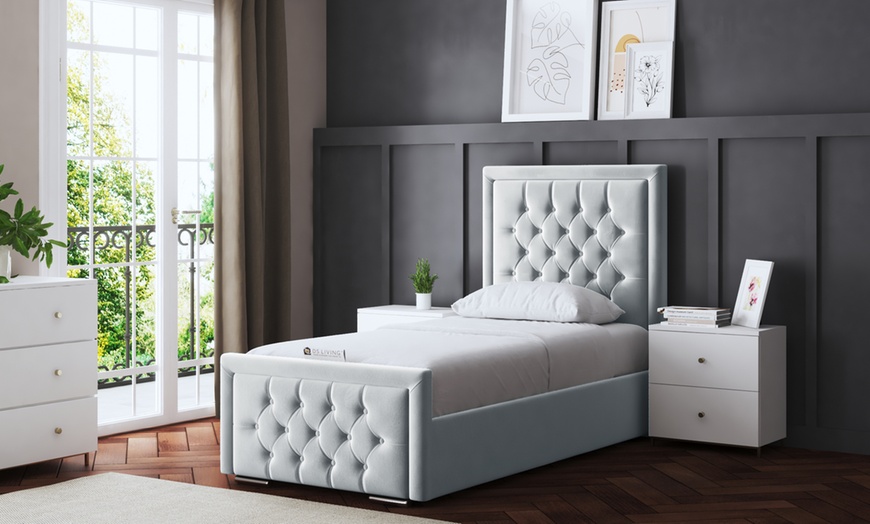 Image 27: DS Living Allegra Upholstered Bed