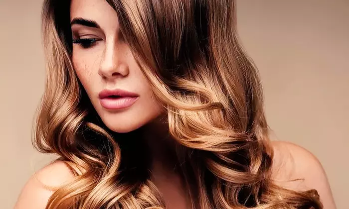 Haircut, Condition, Blow Dry Plus Root Touch Up or Partial Highlights