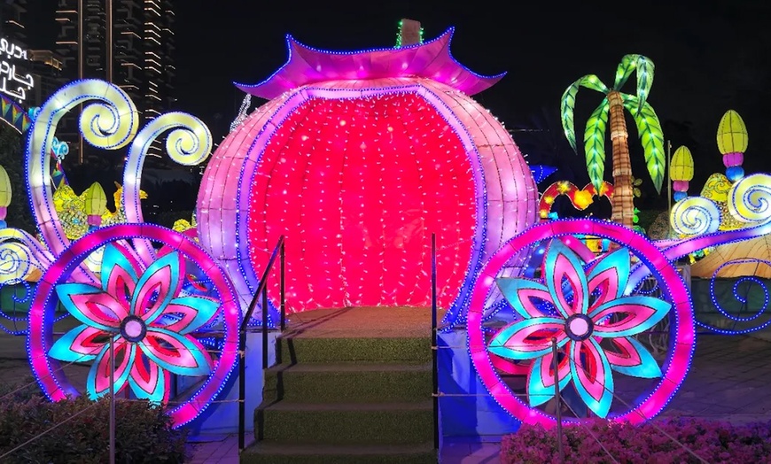 Image 7: Dubai Garden Glow Experience – Entry for 1–4 People