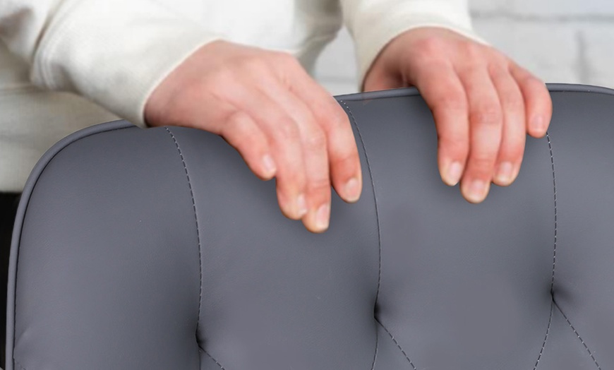 Image 18: Upholstered Dining Chairs Set