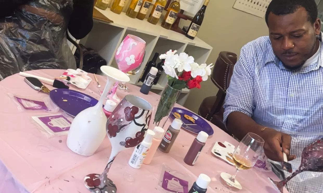 Celebrate Mother’s Day Sip & Paint at the Winery for One or Two People