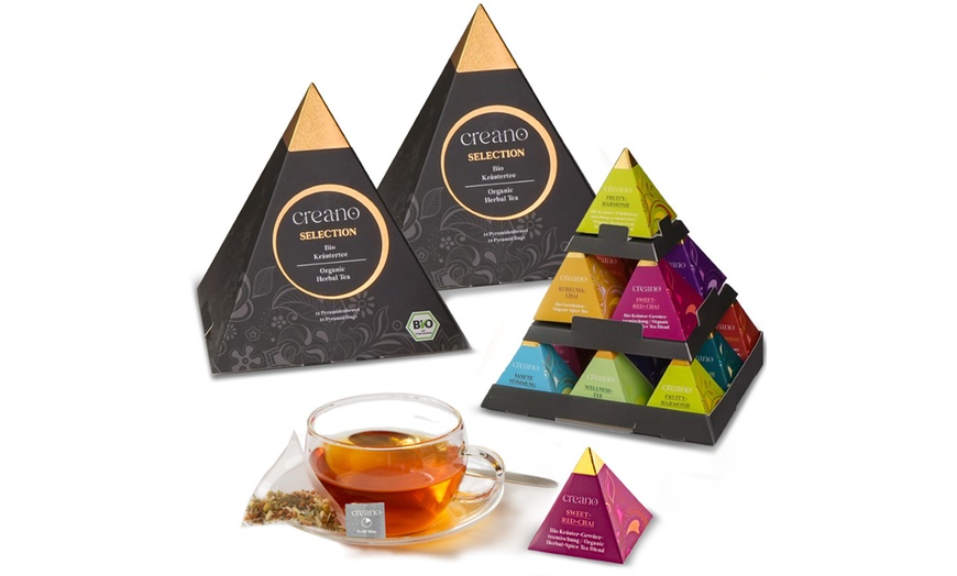 Image 4: Creano Geschenk-Box „Pyramide“ mit 14 Pyramiden-Tees (bis 1,07 €/Stk.)