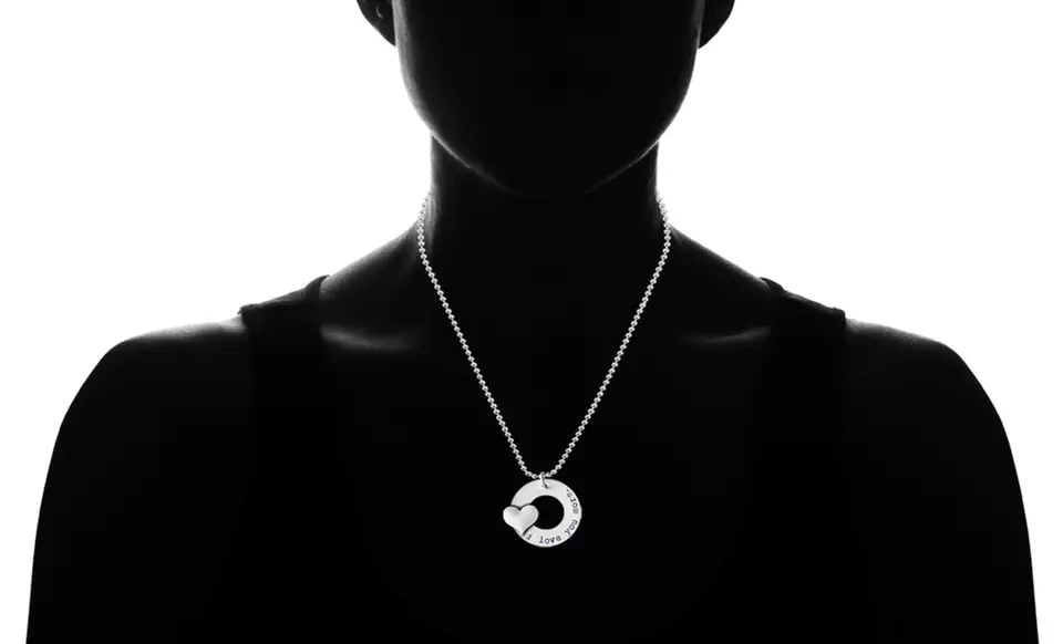 'I Love You More' Necklace - Second Medium