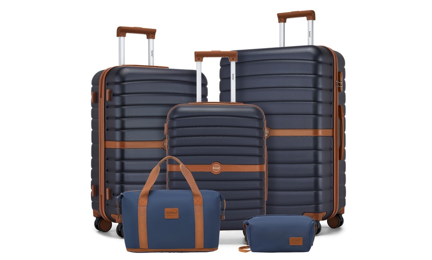 Image 1: 1x oder 3x Kono Reisekoffer inkl. Reisetasche und Kulturbeutel