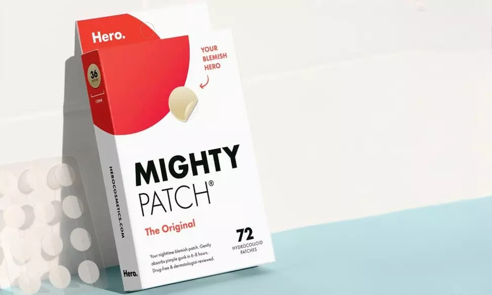 Hero Cosmetics Mighty Patch Original Patch - Acne Pimple Patch - Large 72 Ct Box
