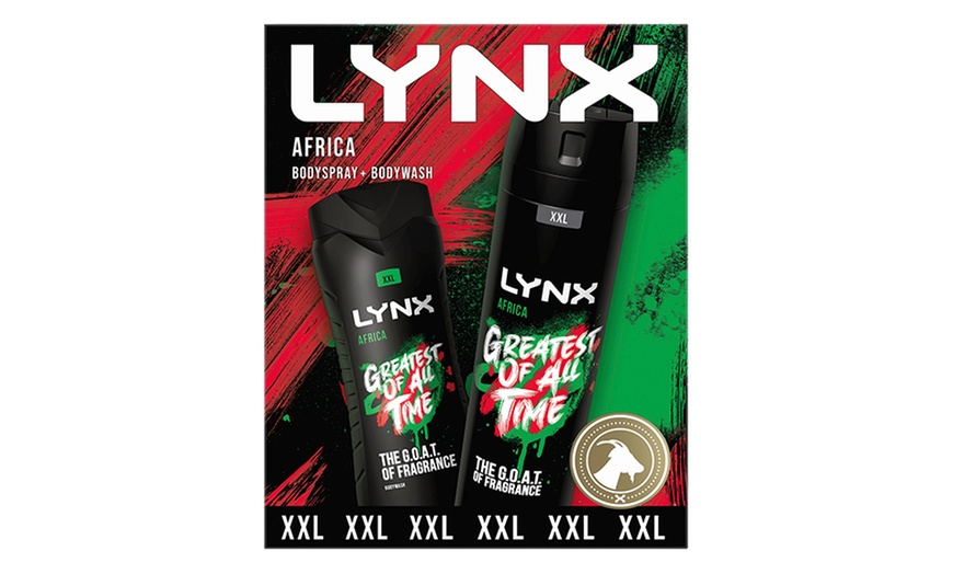 Image 2: Lynx Africa XXL Body Wash and Body Spray Gift Set for Men 