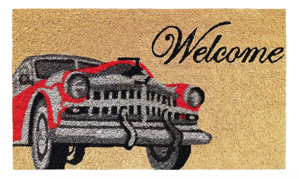 Zerbino in cocco con retro antiscivolo