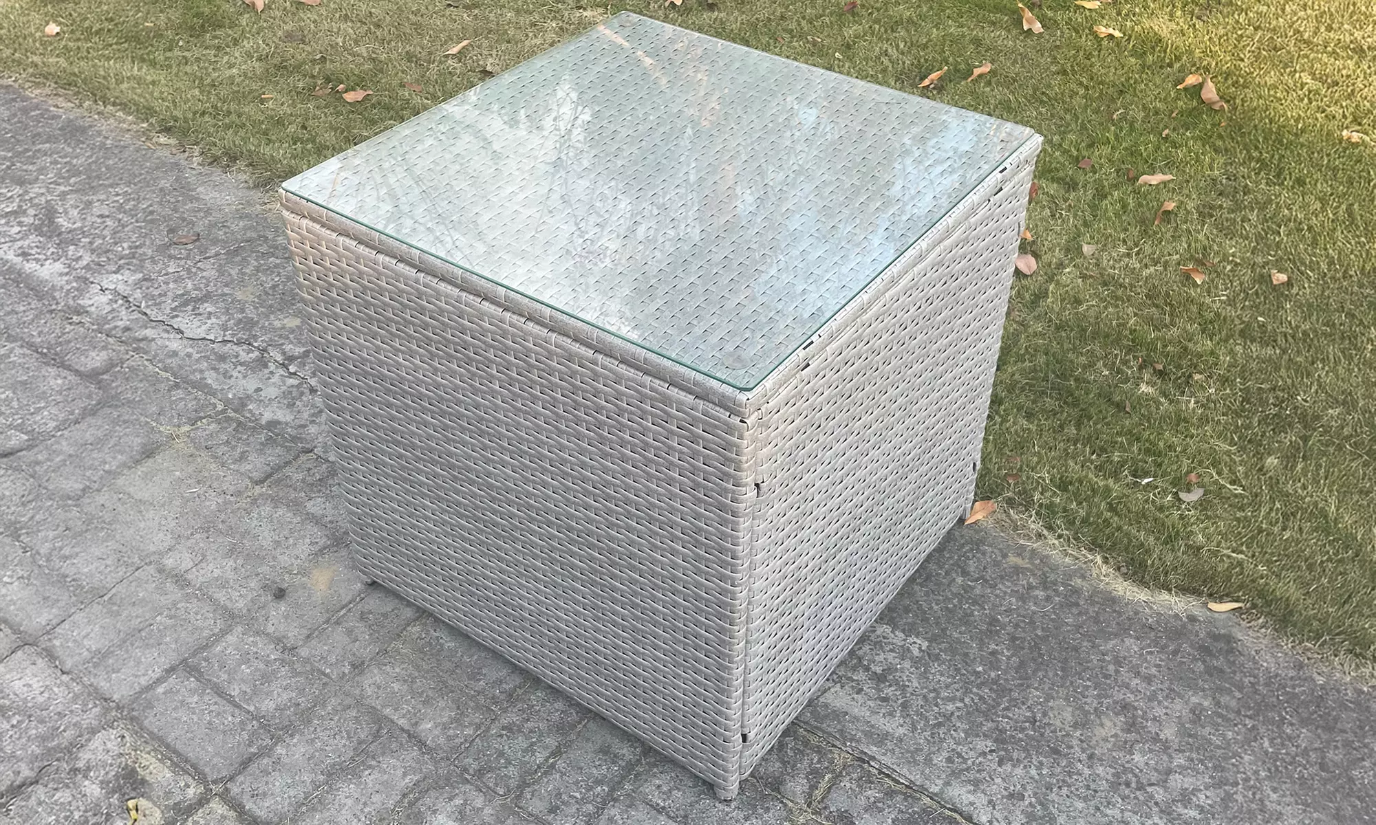 Famous PE Rattan Adjustable Table Set - Image 7